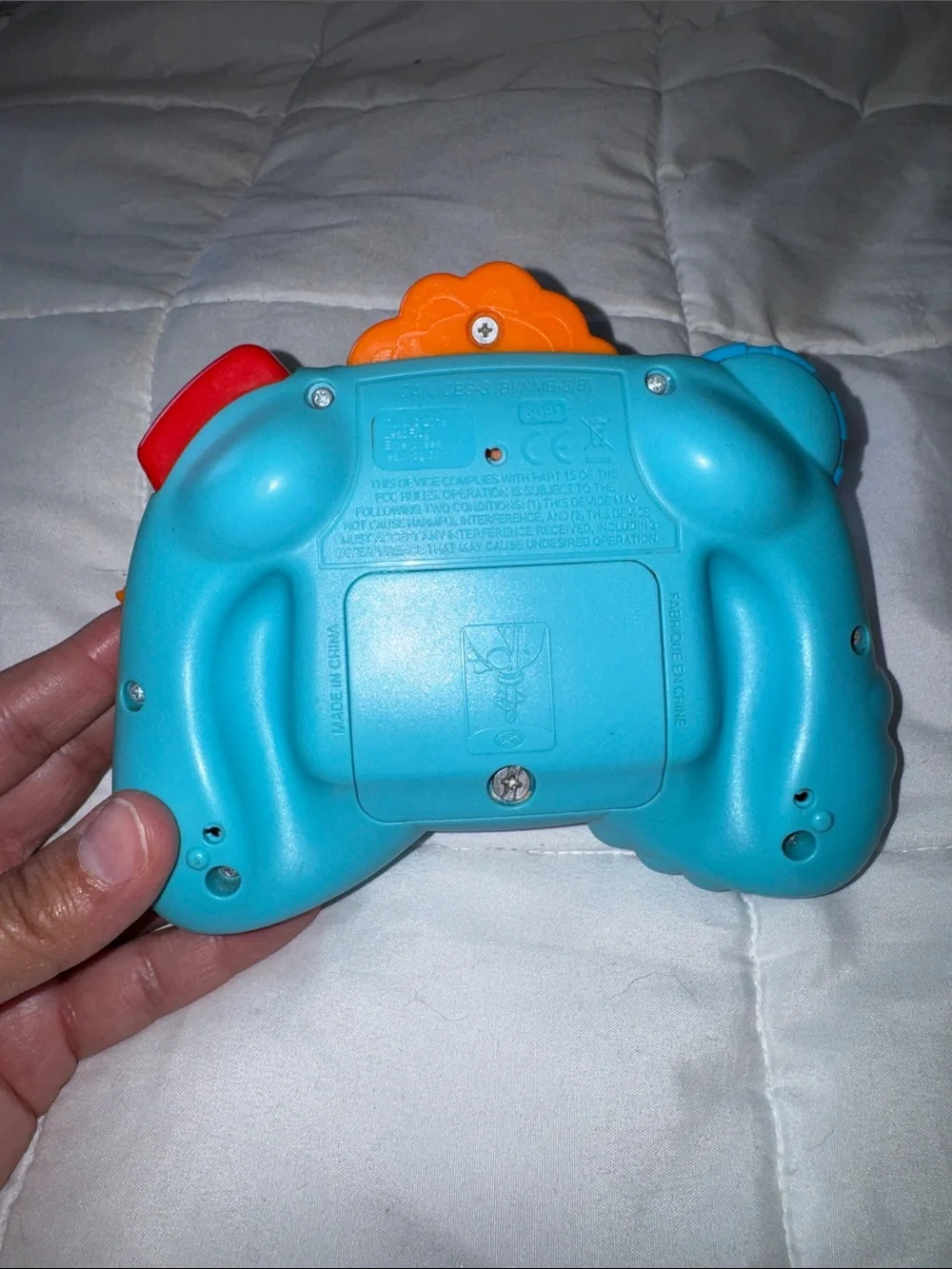 Interactive Kids Learning Game Controller - White & Teal